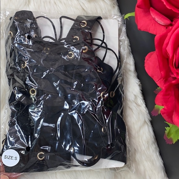 ANN SUMMERS Lady Minx Strappy Bralette & Thong Set - Picture 7 of 11